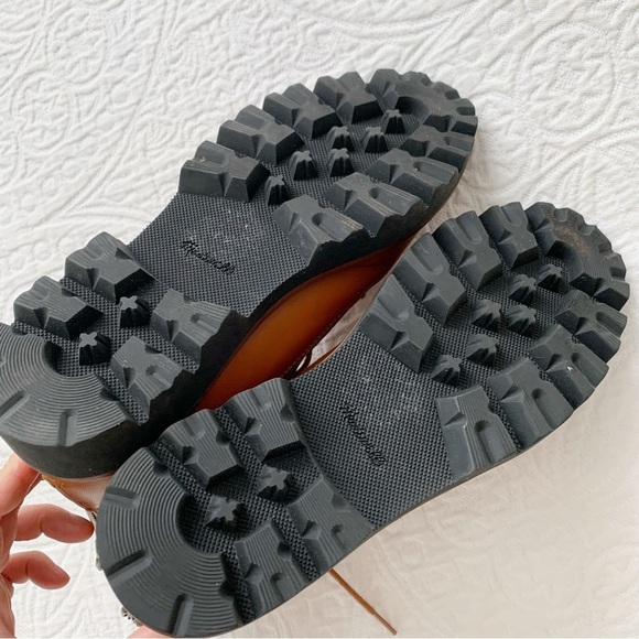 Madewell The Citywalk Lugsole Lace-Up Boot, English Saddle - Picture 9 of 12